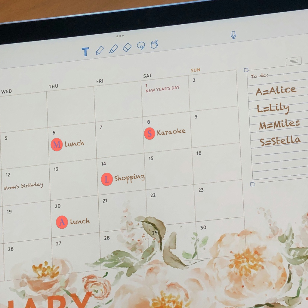 デジタルステッカーセット【Coral × Purple (コーラル × パープル) 】
