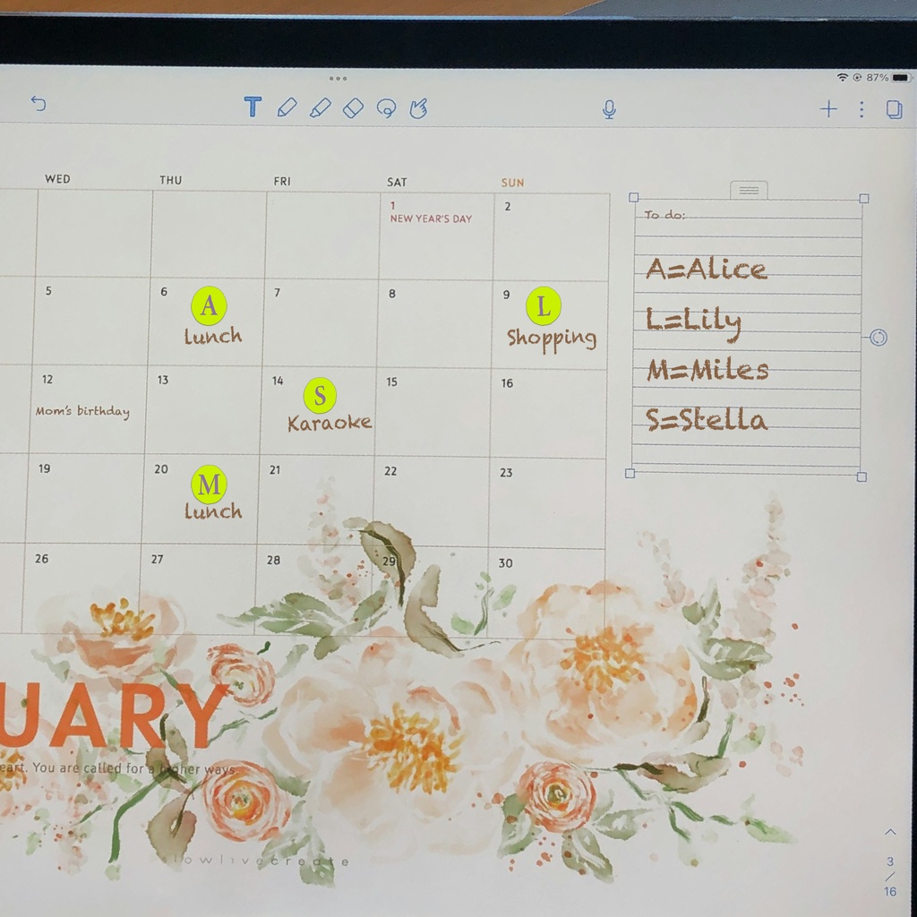 デジタルステッカーセット【Lime Yellow × Purple (ライムイエロー × パープル) 】