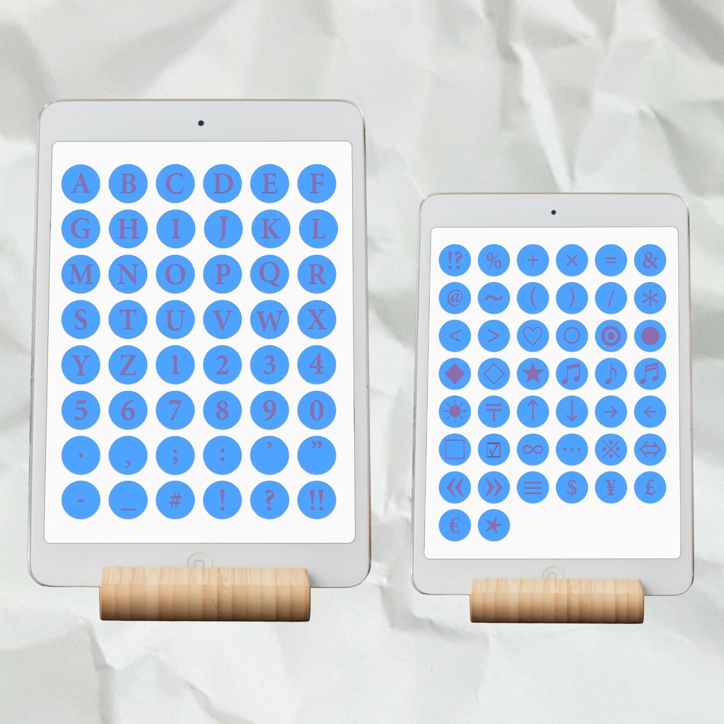 デジタルステッカーセット【Lagoon Blue × Purple (ラグーンブルー × パープル) 】