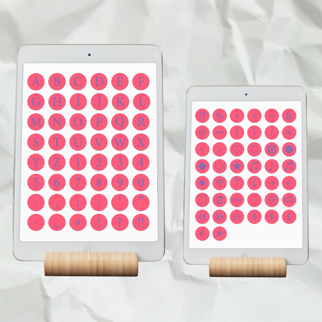 デジタルステッカーセット【Sunset Pink × Purple (サンセットピンク × パープル) 】