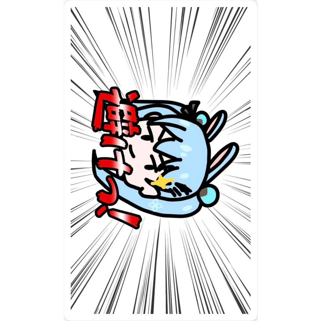 雪咲ゆうか 避けっ!ステッカー 【3万人記念】