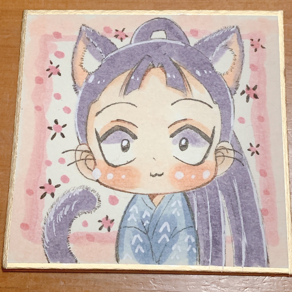 豆色紙イラスト　立花仙蔵