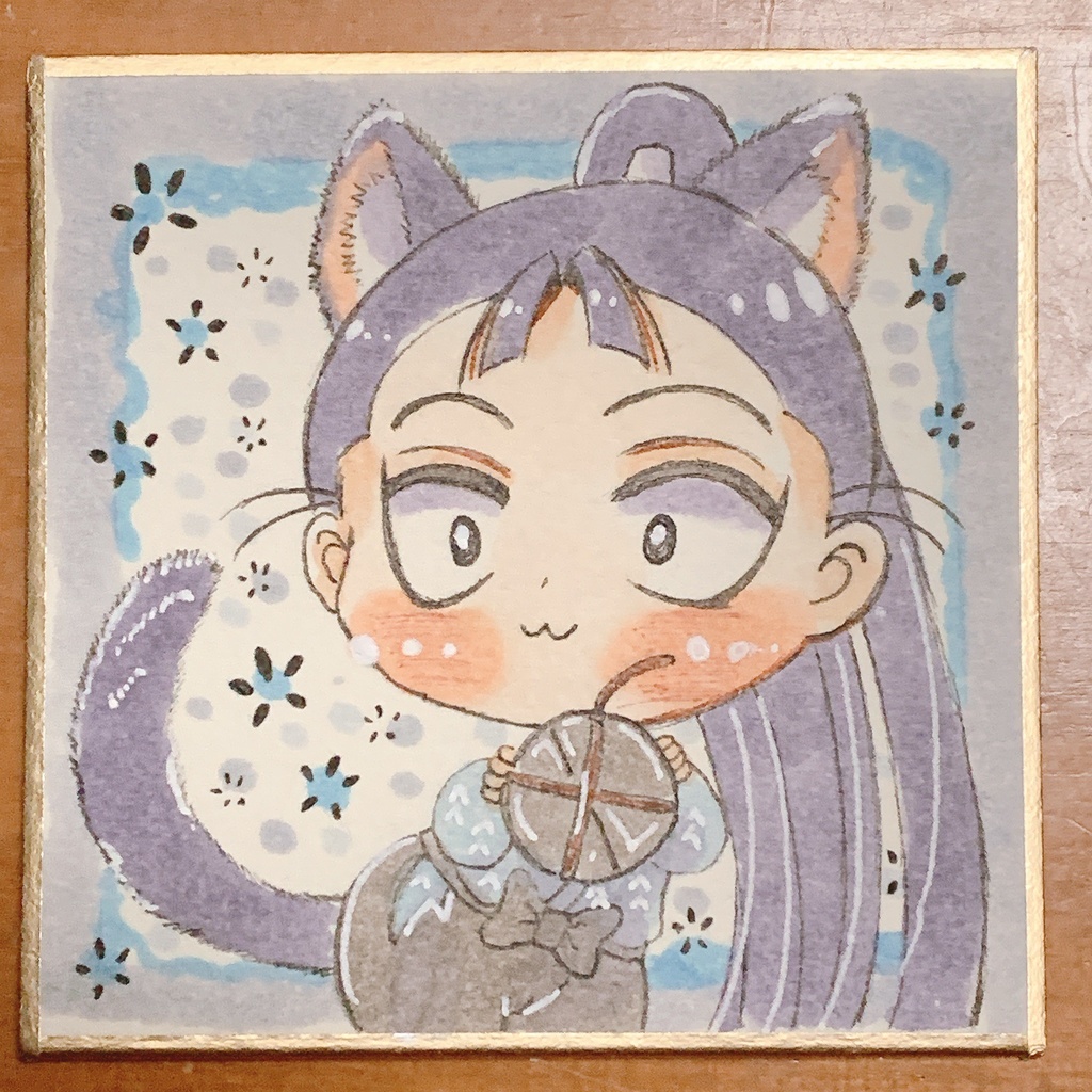 豆色紙イラスト　立花仙蔵