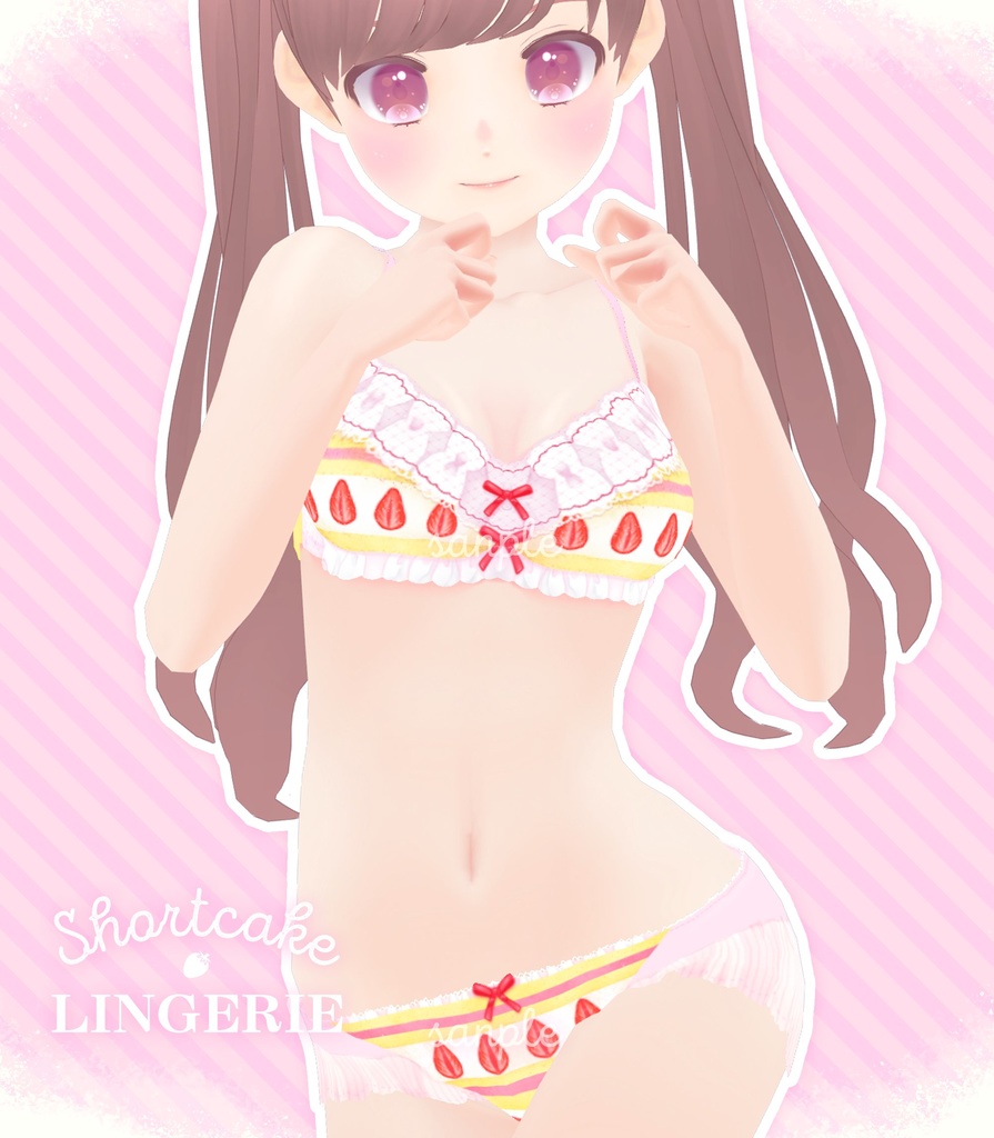 ショートケーキランジェリー【VRoid】
