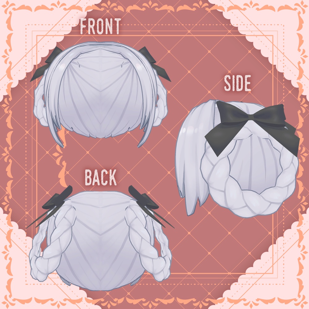 【ネヴリー / Nevry専用】羊さん ドーナツヘア【VRChat】