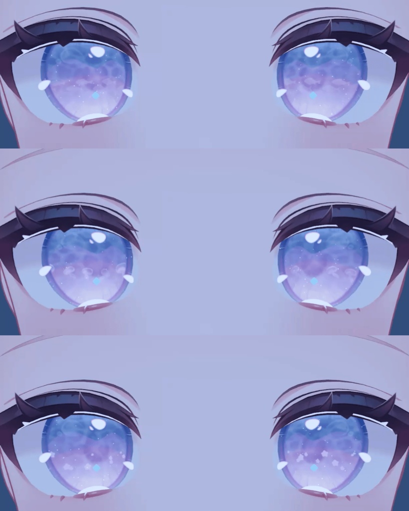 波が動く*秘密の水面(みなも)アイテクスチャ【複数アバター対応】