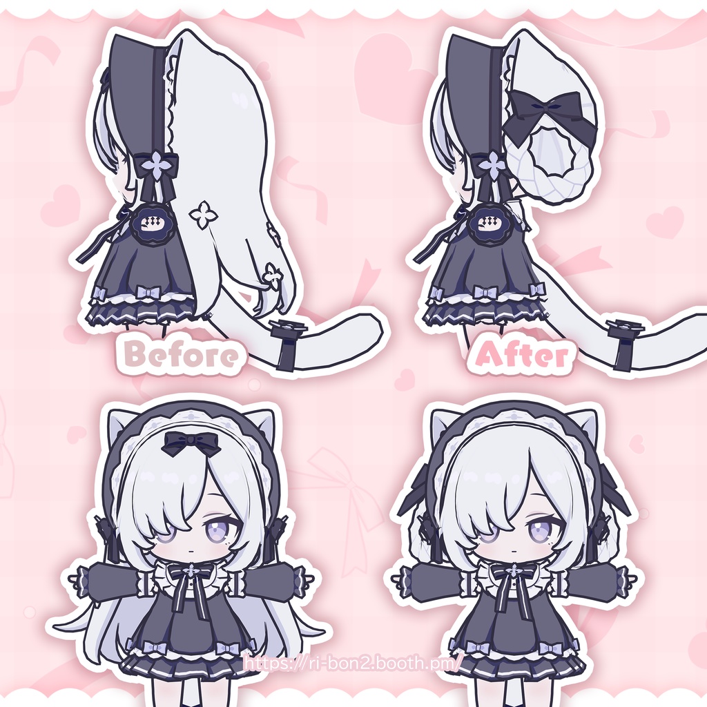 【に~にゃ専用】羊さんドーナツヘア【セットアップ動画付き】