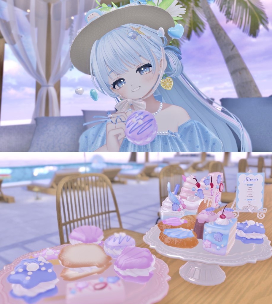 【アバター/ワールド両方対応】Pichipichi Café Collection【VRChat】