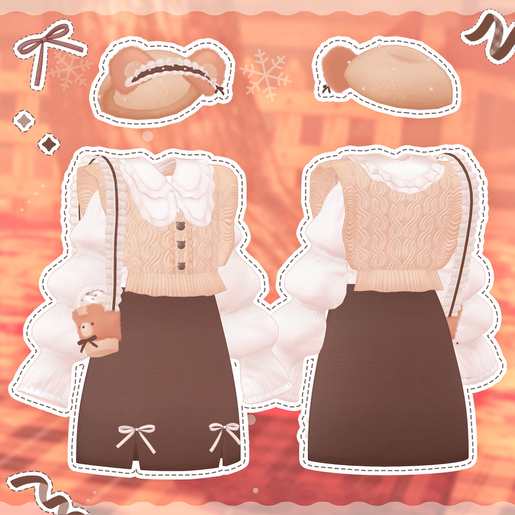 ぱふ knit Girl🧶12/12update❣/複数アバター対応