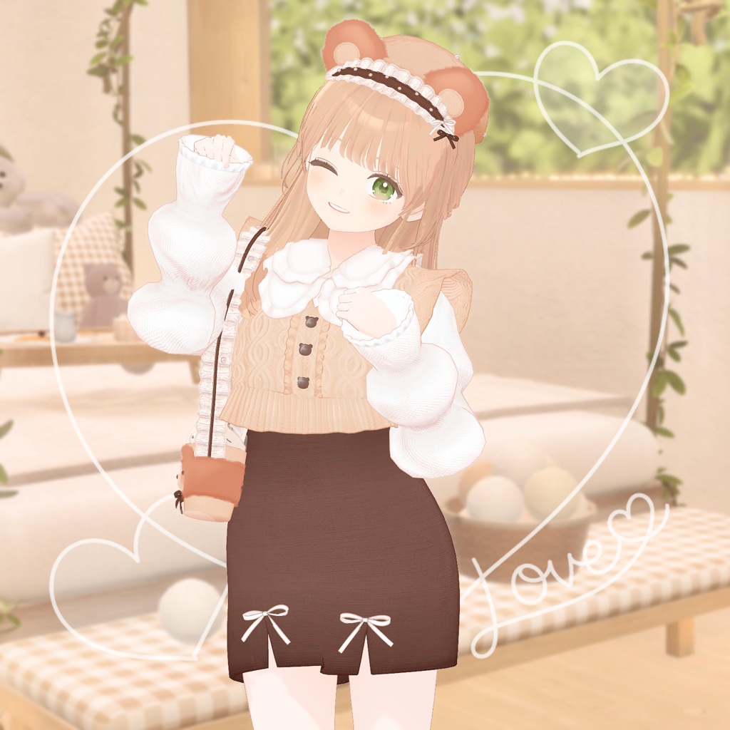 ぱふ knit Girl🧶/複数アバター対応