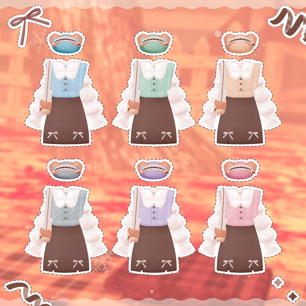 ぱふ knit Girl🧶12/12update❣/複数アバター対応