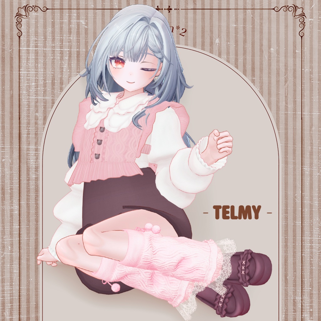 【ふわふわ揺れる○。】Cozy くしゅ♡ Loaf【複数アバター対応】