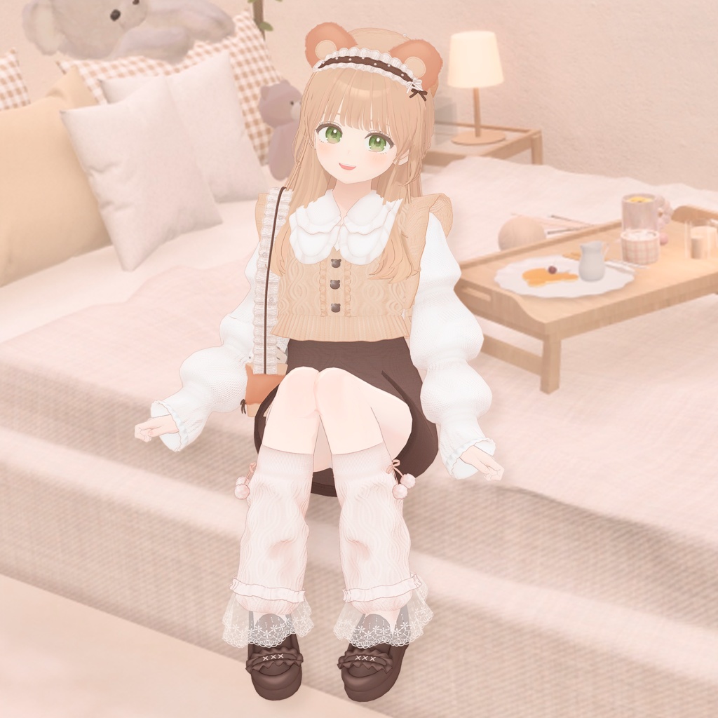 【ふわふわ揺れる○。】Cozy くしゅ♡ Loaf【複数アバター対応】