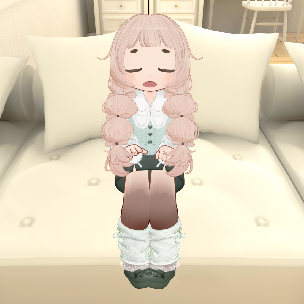 【ふわふわ揺れる○。】Cozy くしゅ♡ Loaf【複数アバター対応】