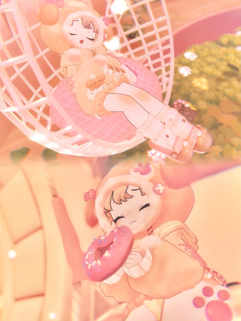 🐶Marshmallow Pup【複数アバター対応】