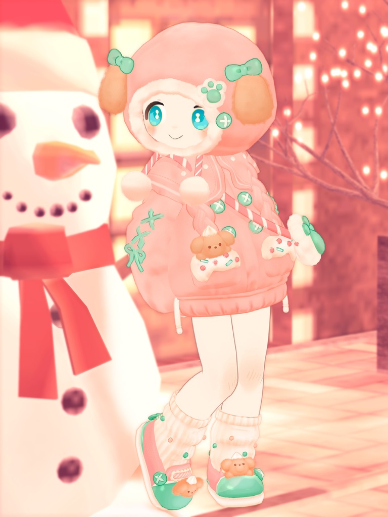 🐶Marshmallow Pup【複数アバター対応】