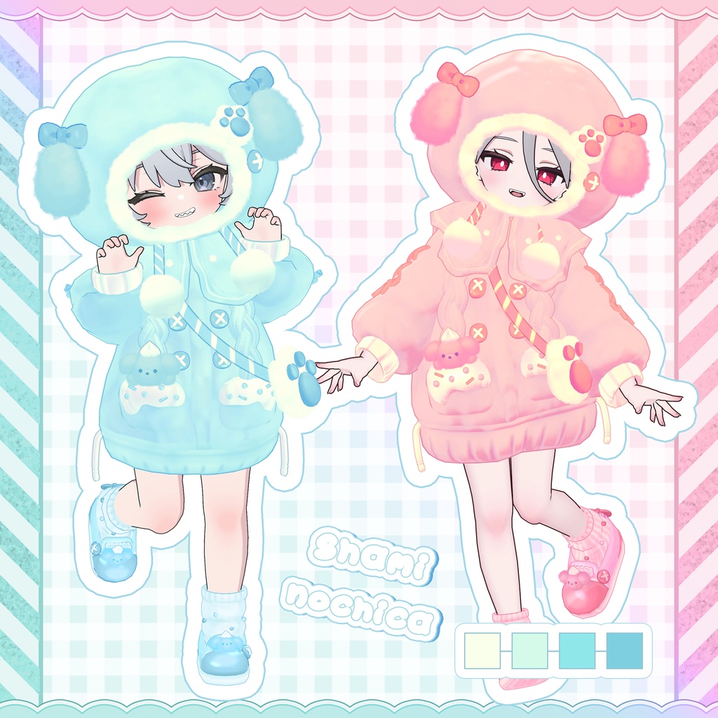 🐶Marshmallow Pup【複数アバター対応】
