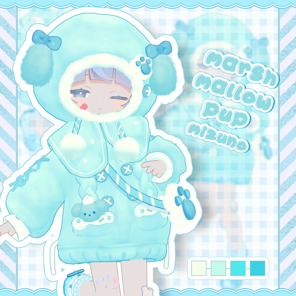 🐶Marshmallow Pup【複数アバター対応】