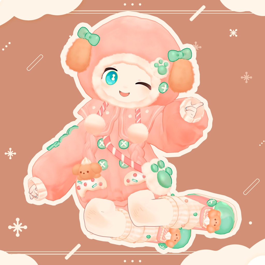 🍰Softy Puneaker【複数アバター対応】