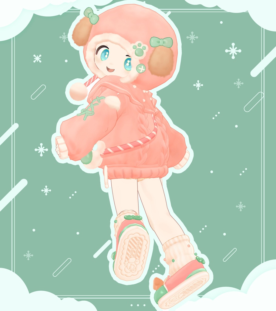 🍰Softy Puneaker【複数アバター対応】