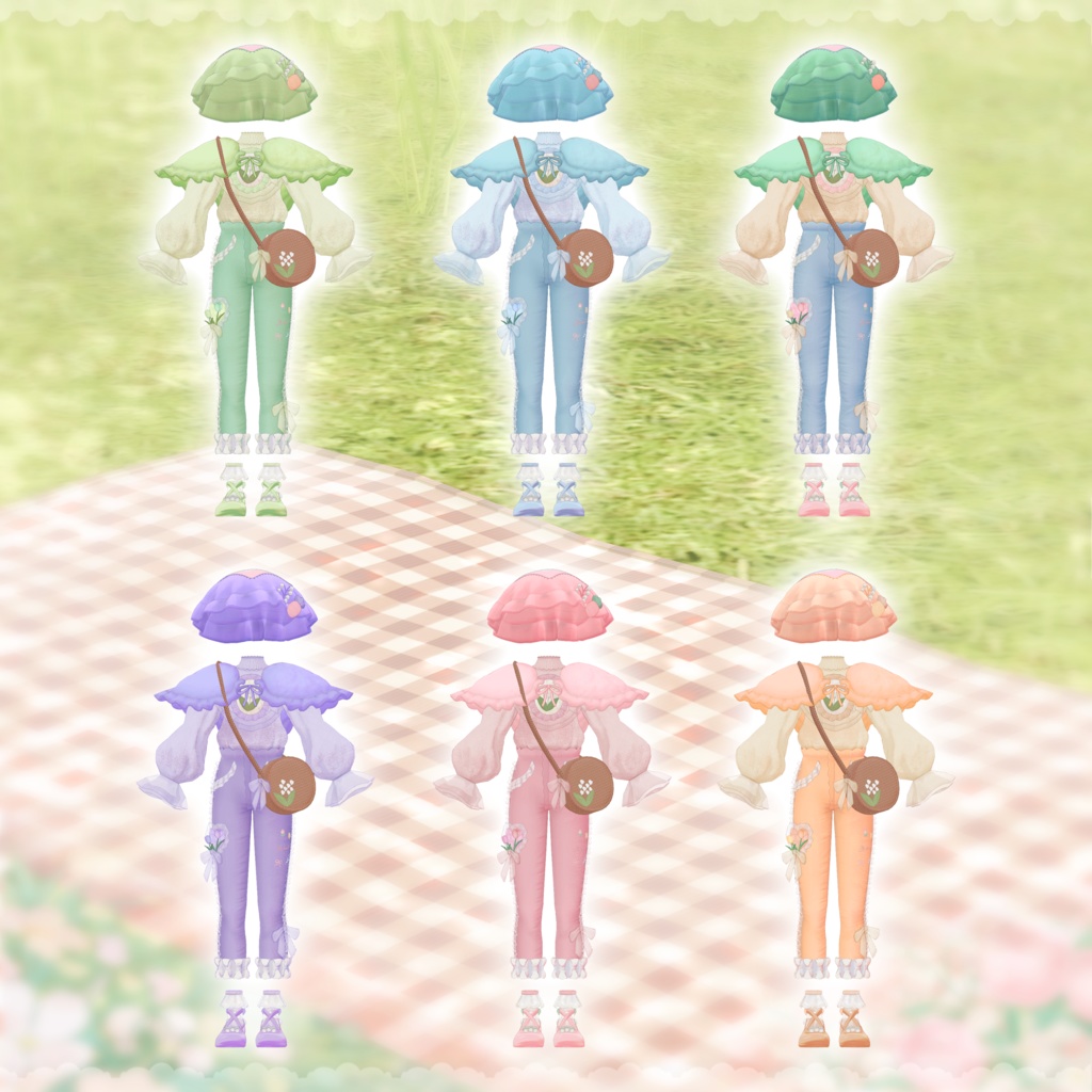 🥕SuzuLip Picnic【複数アバター対応】