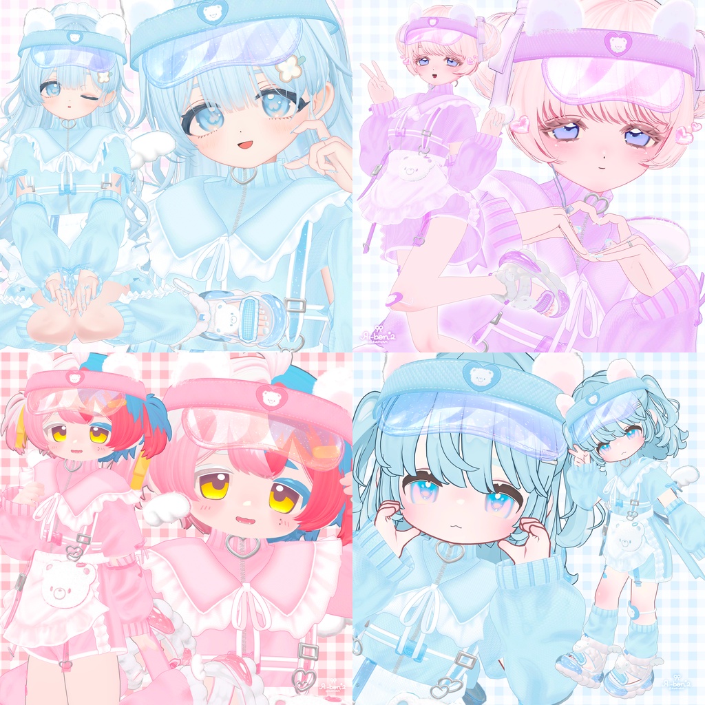 【ねる追加】Jelly Beartress【VRChat衣装】