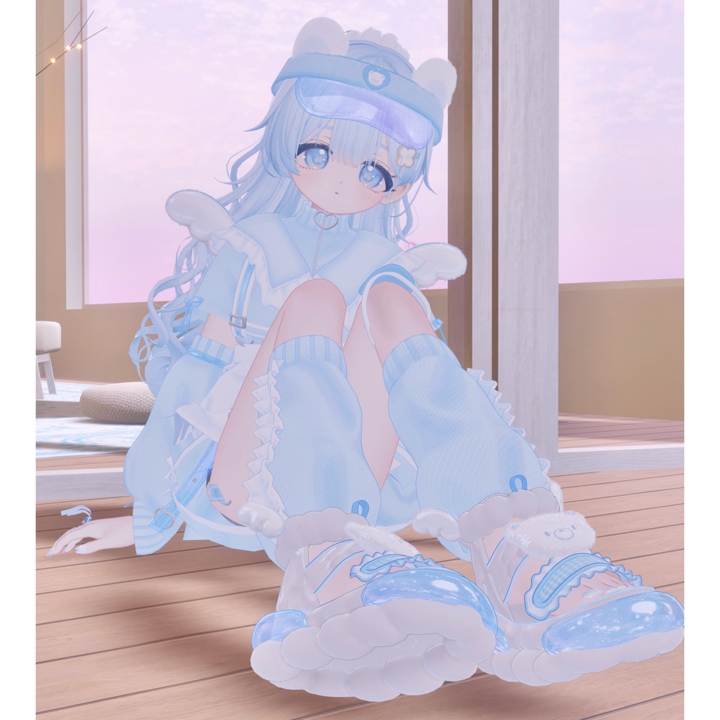 𐔌 発売記念SALE 𐦯 BubZely Sodal【VRChat Shoes】