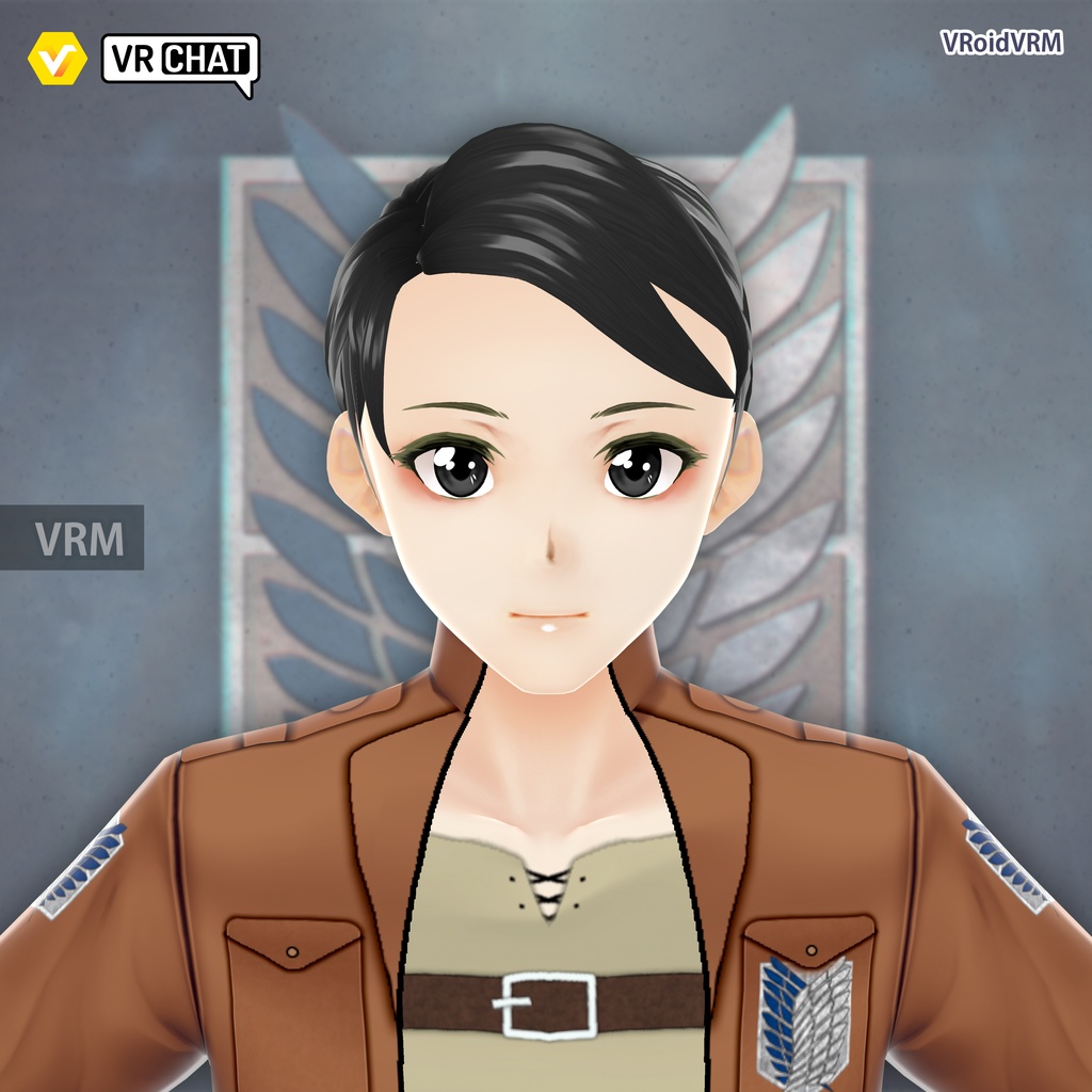 【VRoidVRMモデル】Attack On Titan - Almair Tasaka