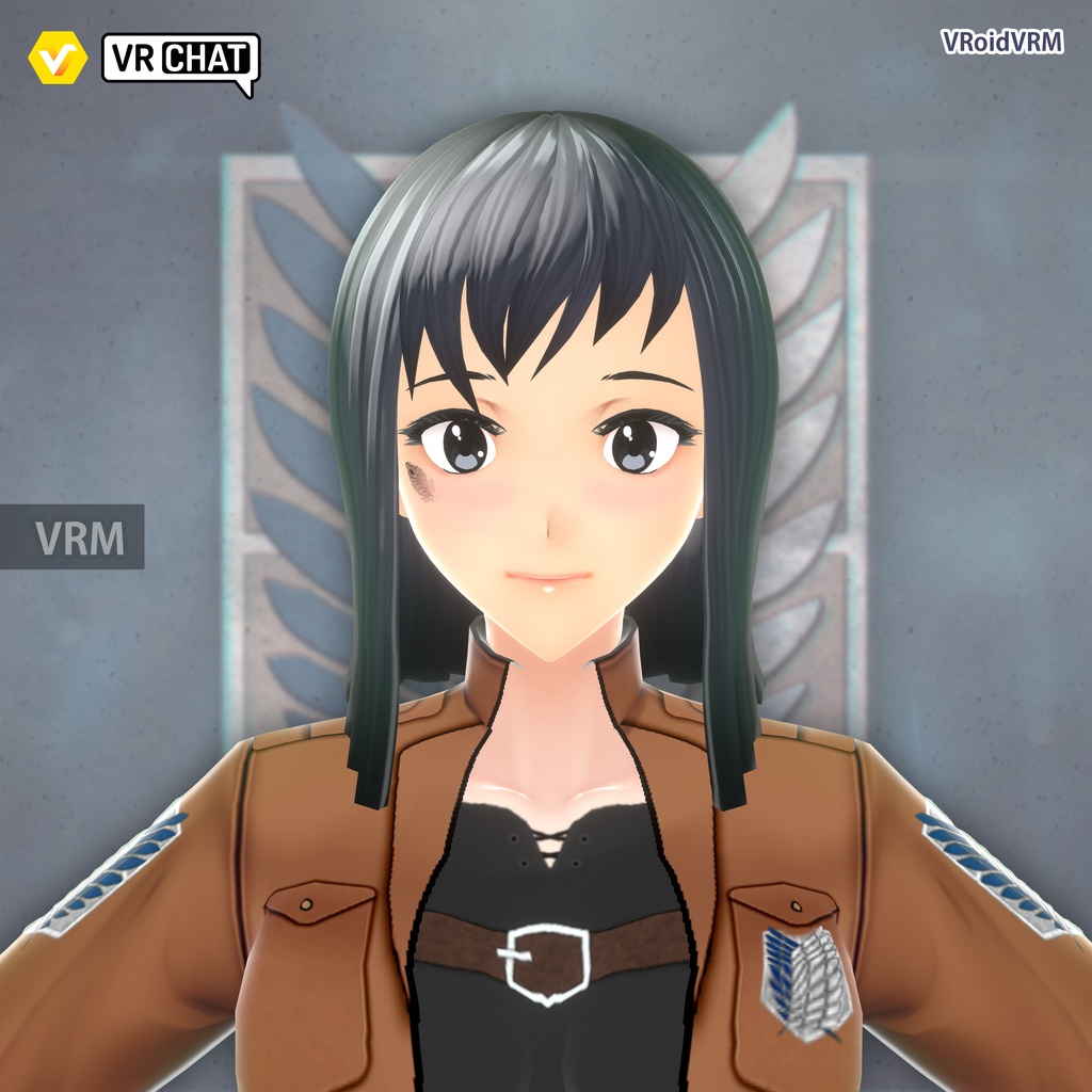 【VRoidVRMモデル】Attack On Titan - Kirei