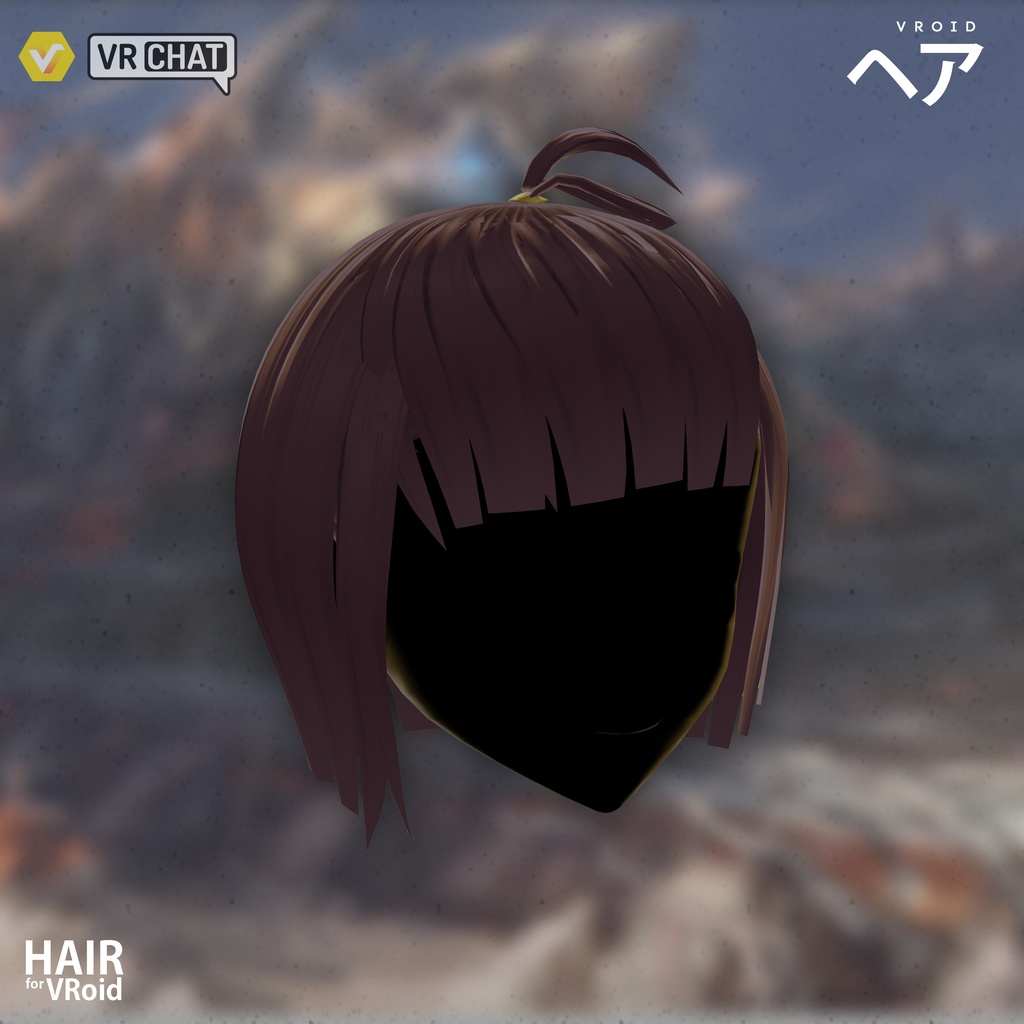 VRoid Hair [VRoid用ヘアプリセット + Special Texture] - Mumei - bouya - BOOTH