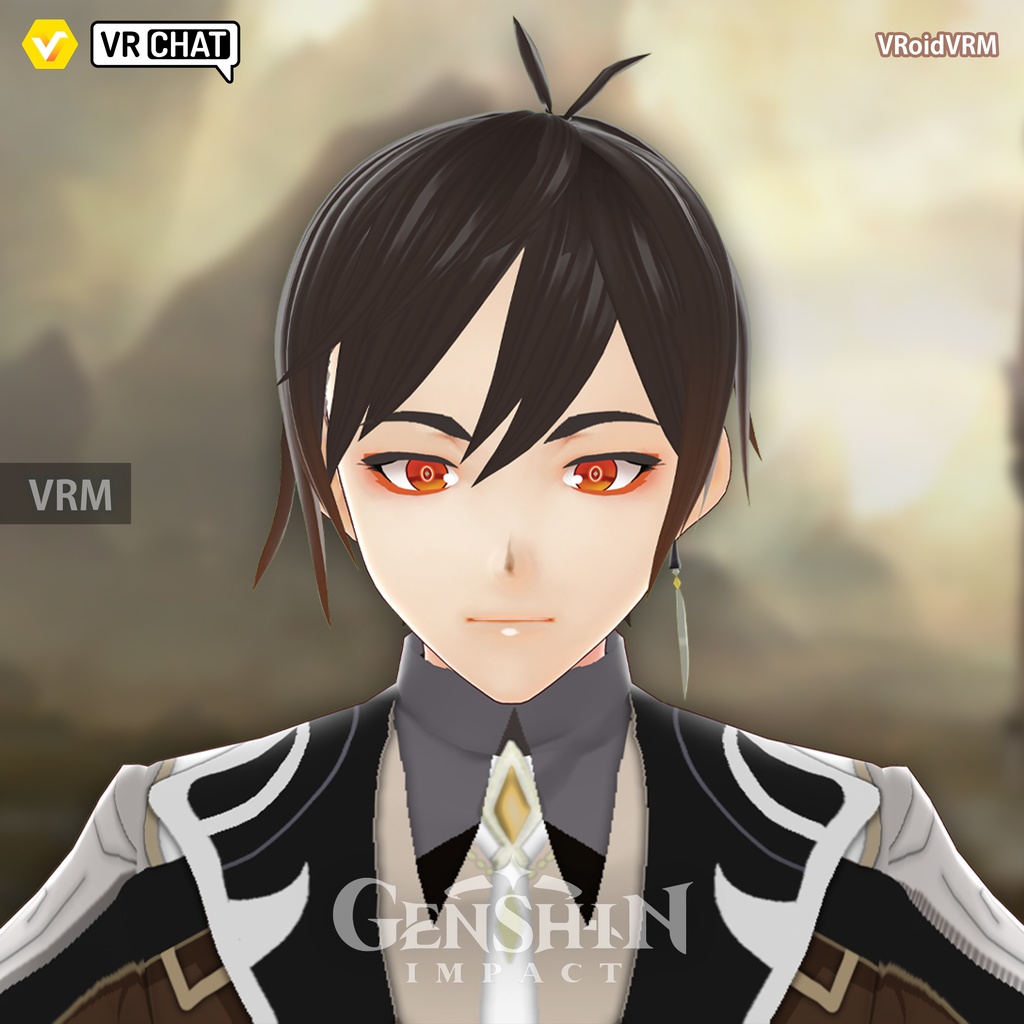 【VRoidVRMモデル】Zhongli - Genshin Impact