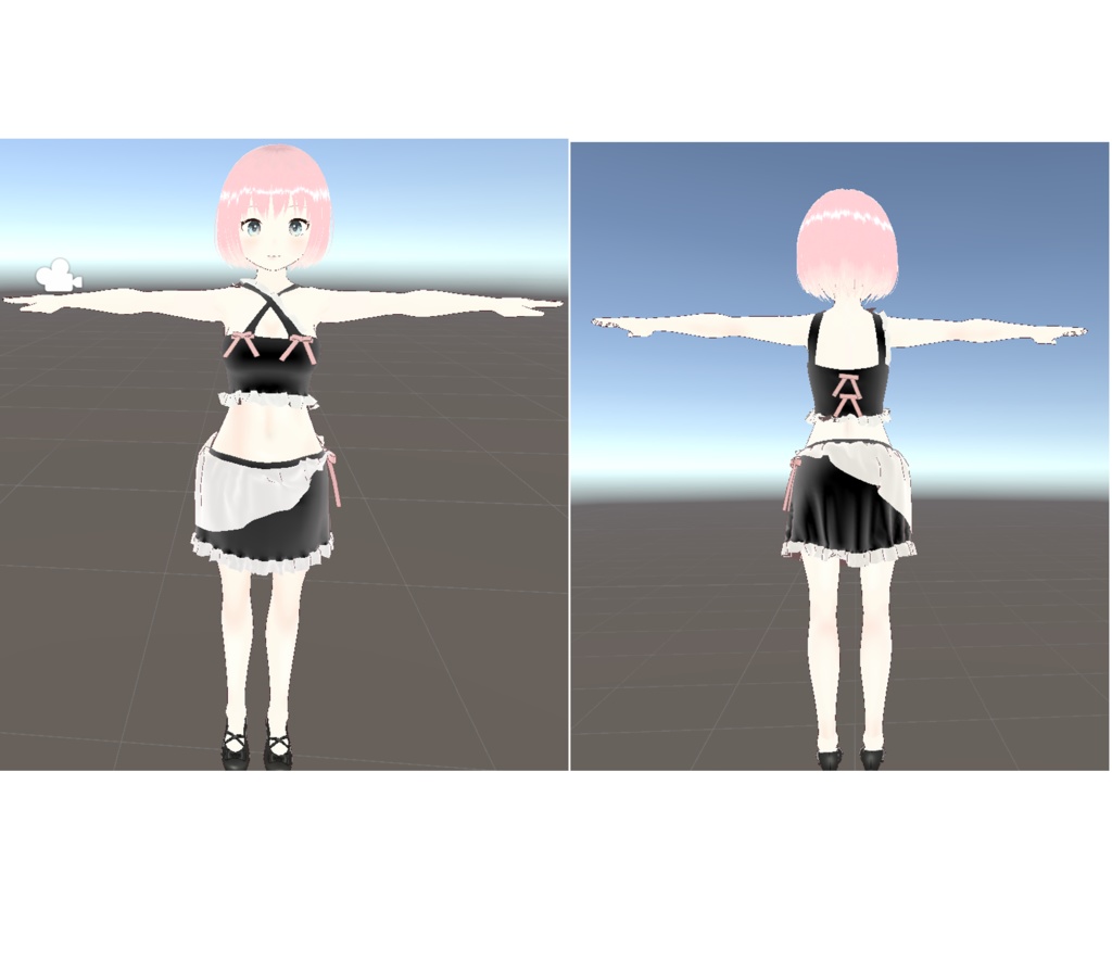 VRchat対応モデル VRM同梱 オリジナル3Dモデル「SAKURA」