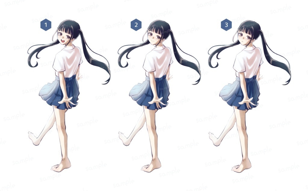 無料有【差分8種】TRPG___01【TRPG立ち絵素材】