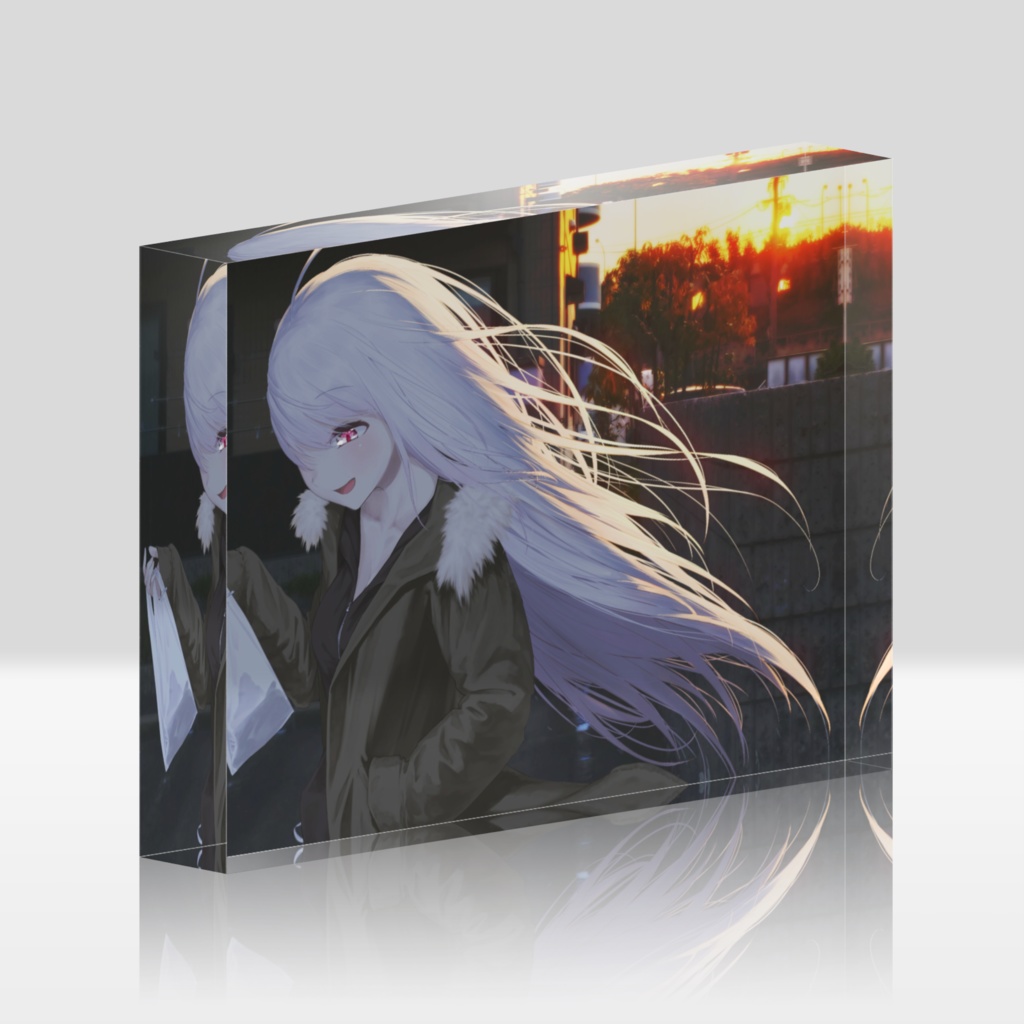 【非公式】椎名唯華 夕景アクリルブロック