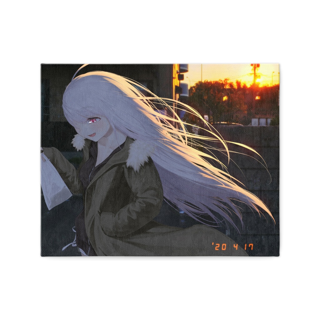【非公式】椎名唯華 夕景F3キャンバス