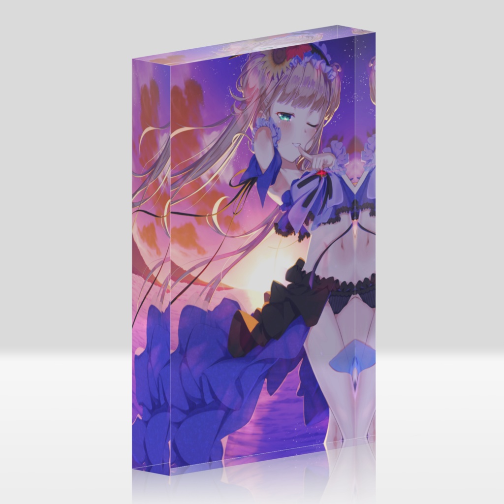 【非公式】水着有栖ちゃんアクリルブロック