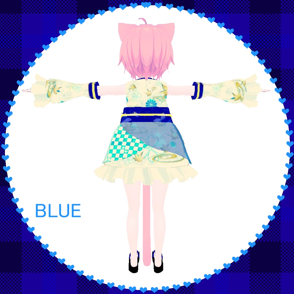 【ラスク 着せ替えデータ】 着物