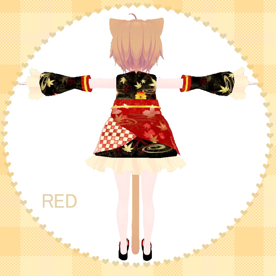 【ラスク 着せ替えデータ】 着物