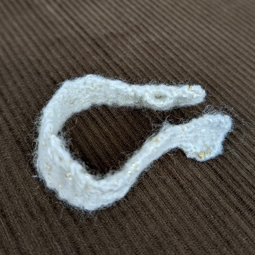 ぽこぽこリボンマフラー