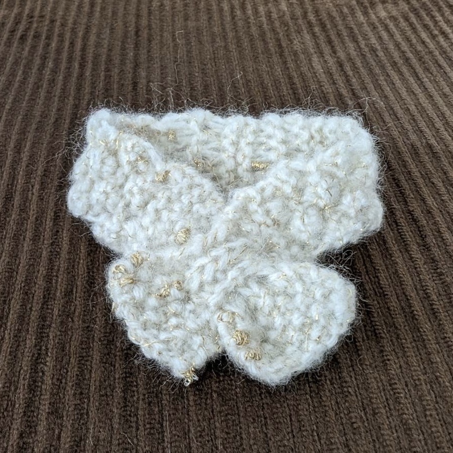 ぽこぽこリボンマフラー