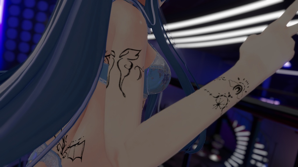 【VRChat】タトゥー詰め合わせ【No.1】