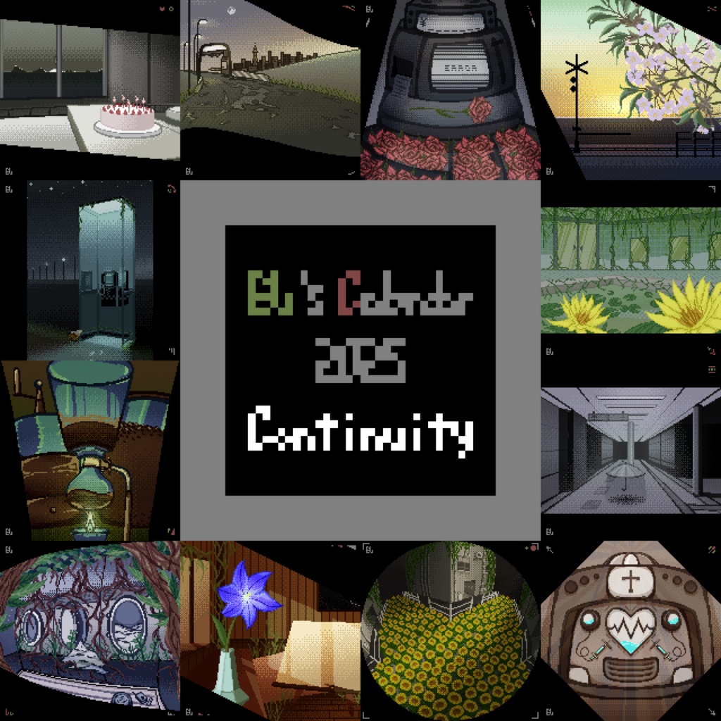 Blu's Original Desktop Calendar 2025