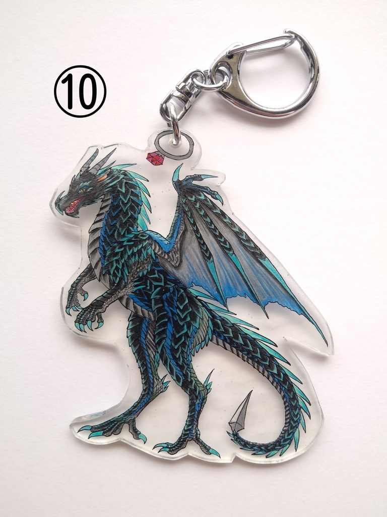 馬のプラバンキーホルダー 手作り ドラゴンもいます 米と馬 Booth