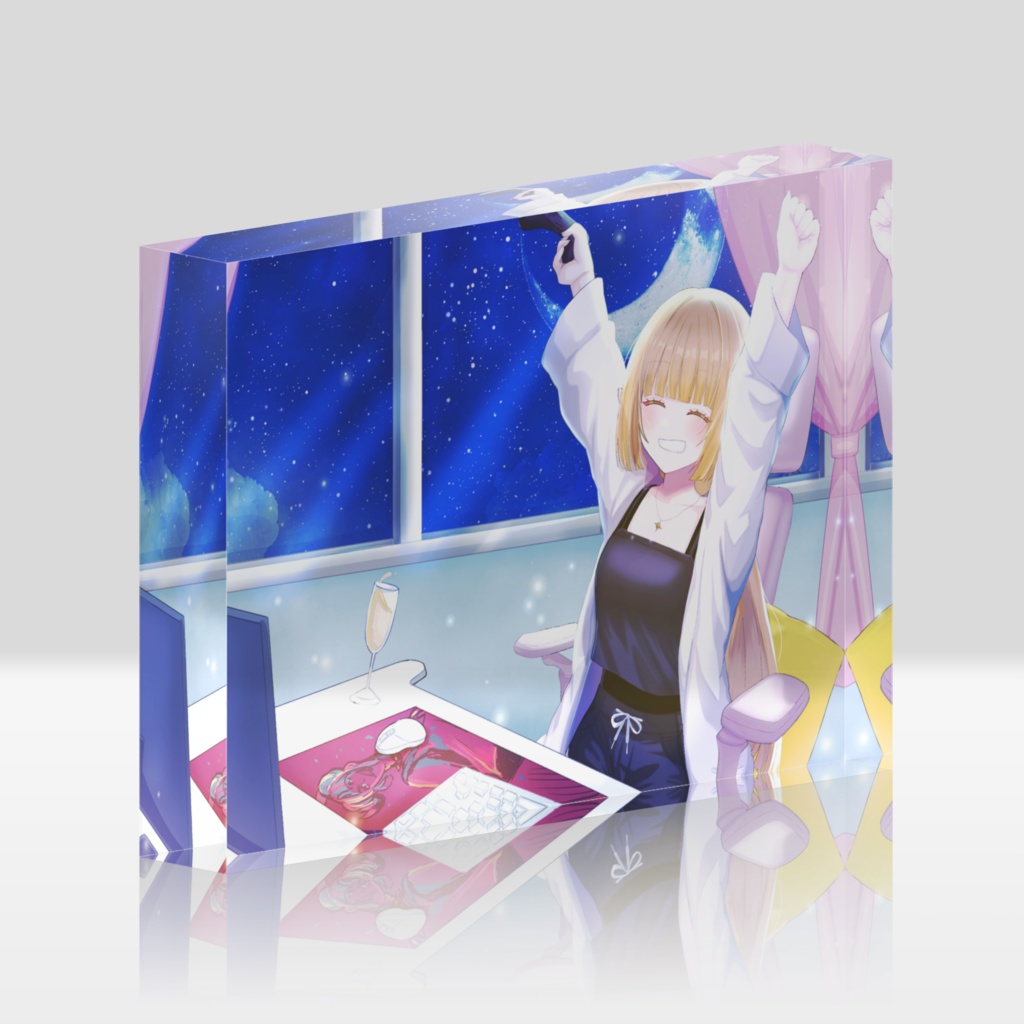 【2周年記念】らんきゃんアクリルブロック
