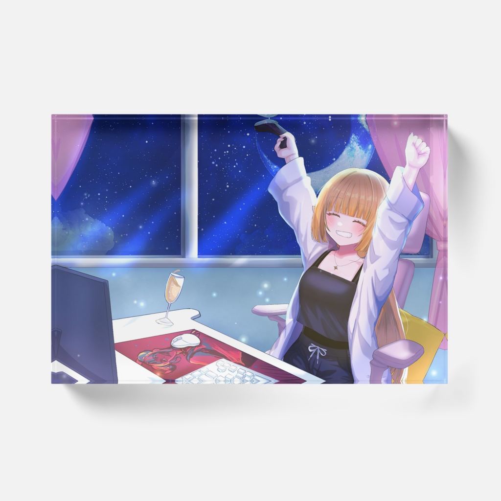 【2周年記念】らんきゃんアクリルブロック