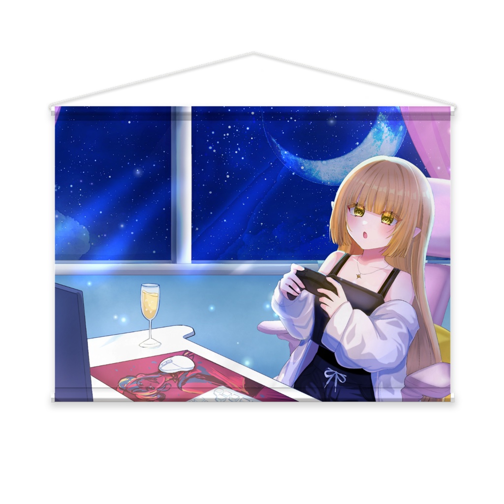 【2周年記念】らんきゃんタペストリー