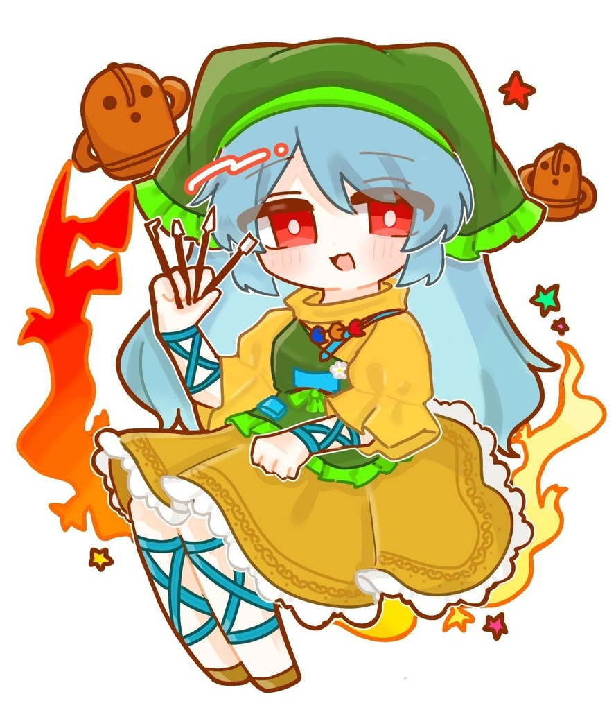 埴安神袿姫 アクリルキーホルダー
