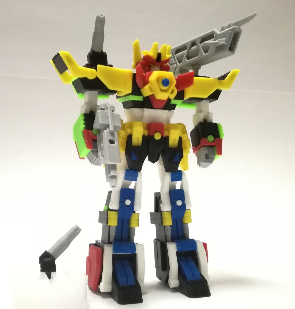 「DX次元合体オメガゲイザー」(着色不要ガレージキット)OMEGA GAZAER