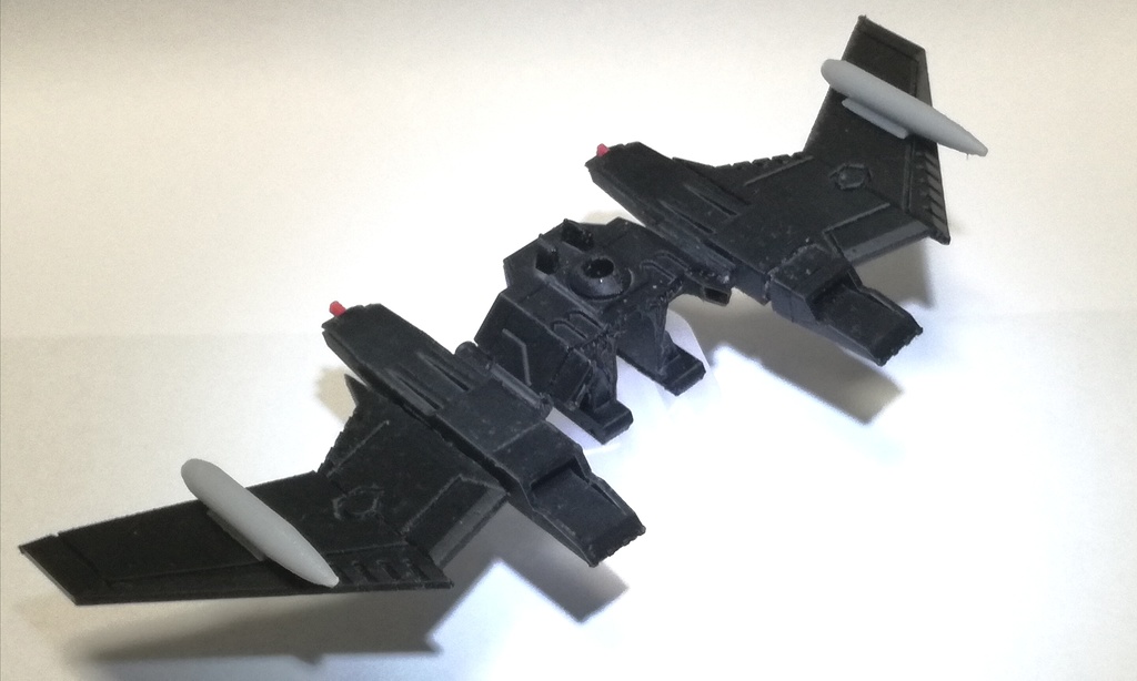 「武装翼イプシロンウィング」(着色不要ガレージキット)OMEGA GAZAER WING