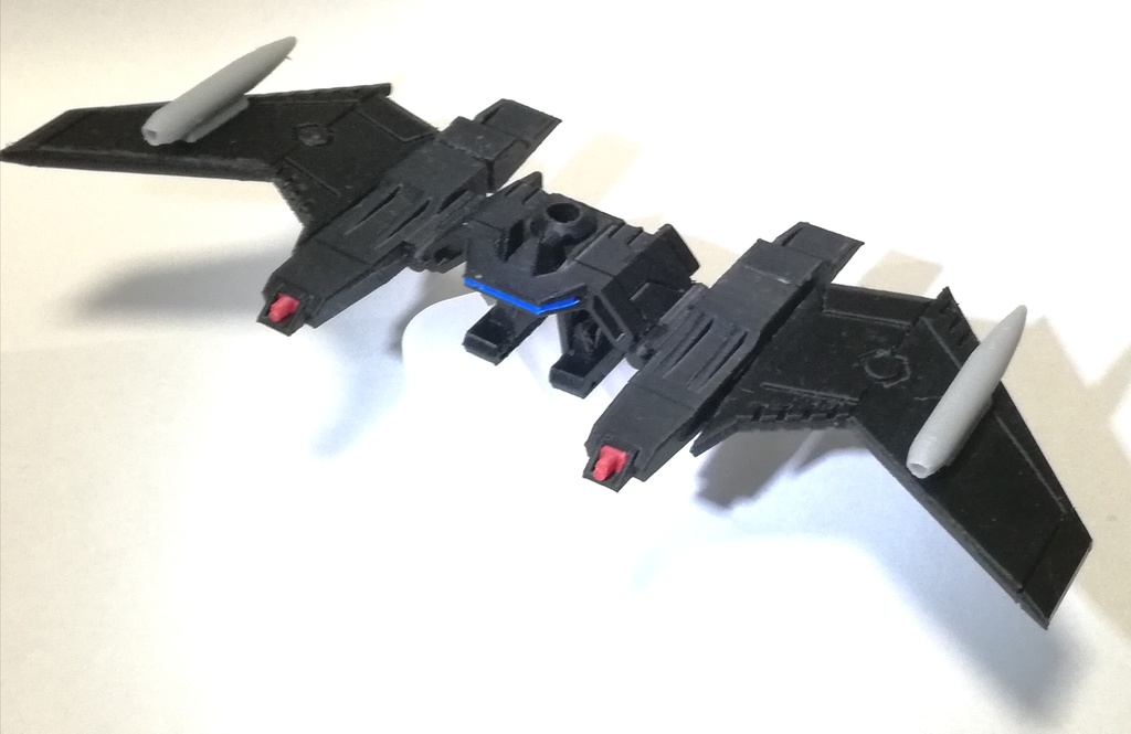 「武装翼イプシロンウィング」(着色不要ガレージキット)OMEGA GAZAER WING